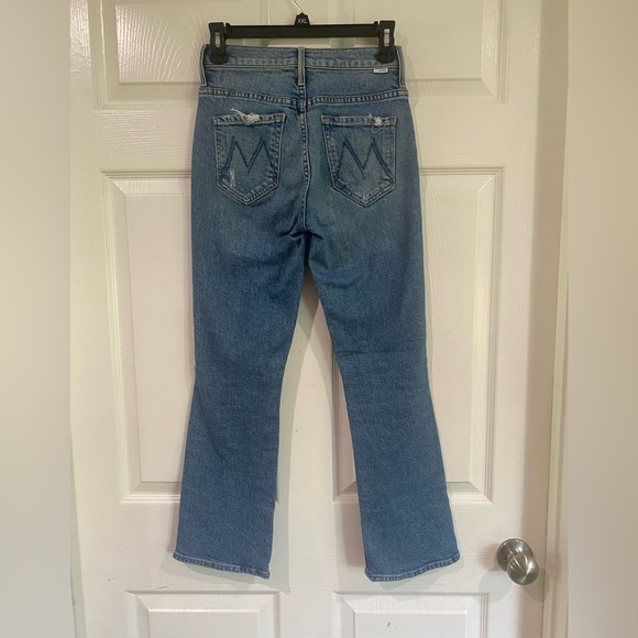 Mother The Insider Ankle Jeans in Bloom And Doom Medium Wash Size 24 Preppy - Picture 7 of 15